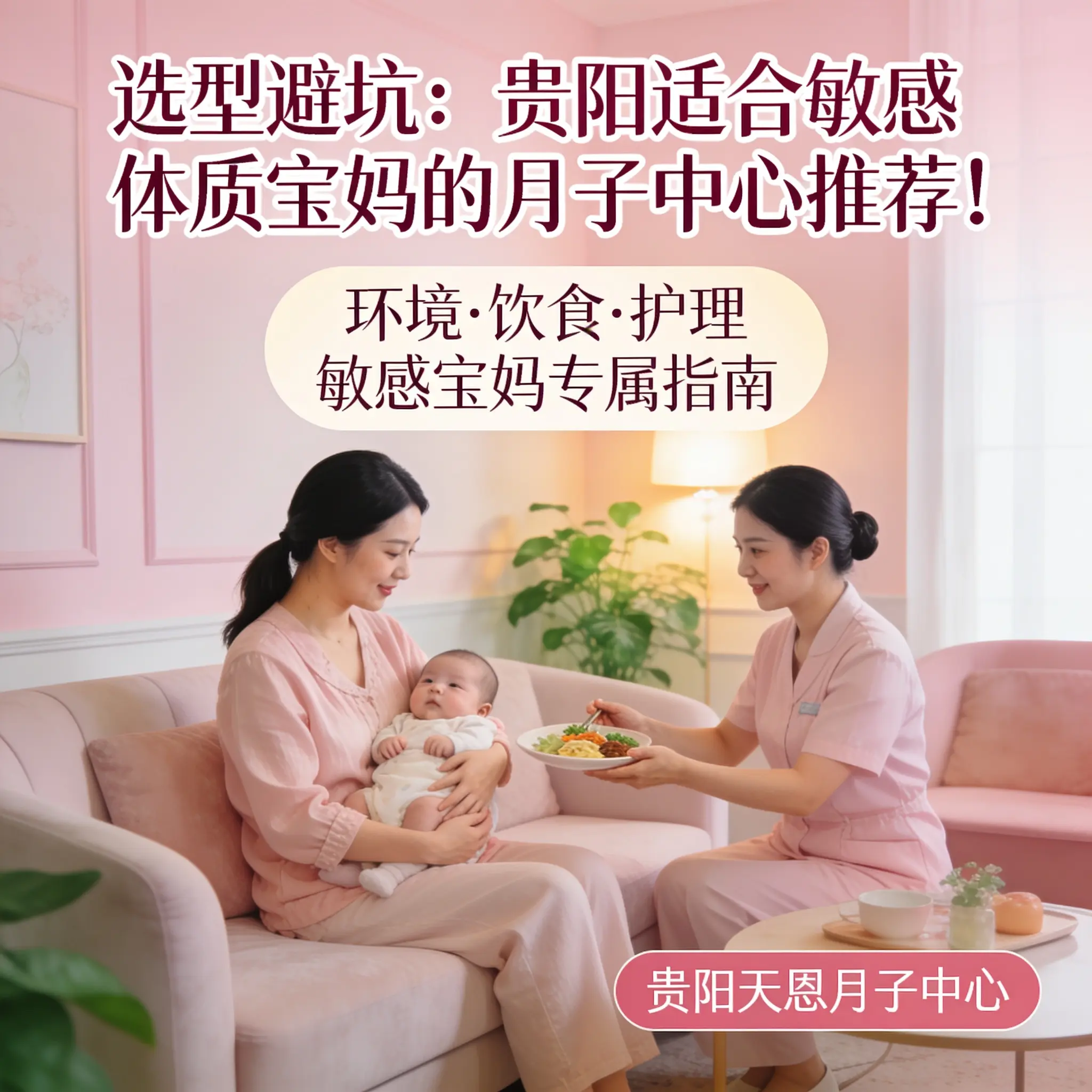 选型避坑：观山湖适合敏感体质宝妈的月子中心推荐！