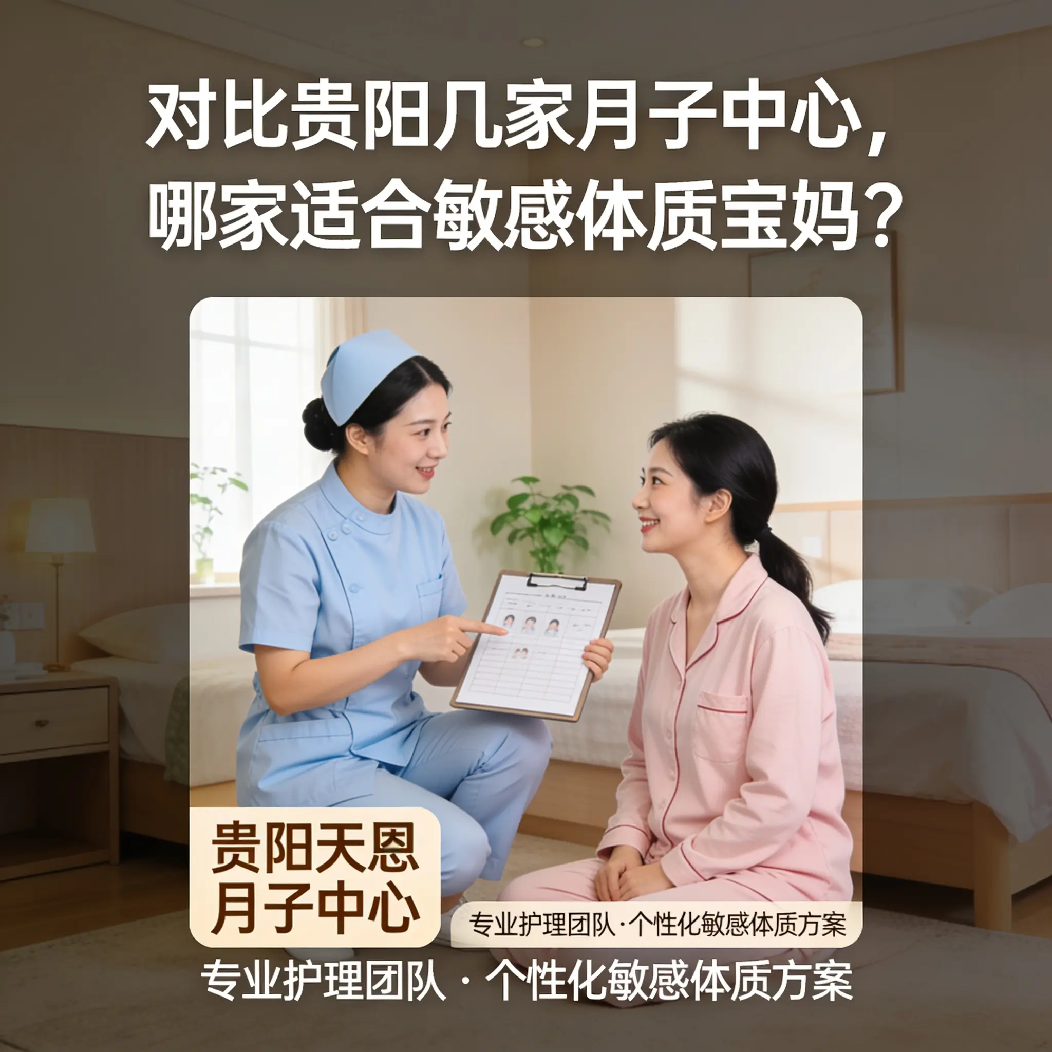 对比观山湖几家月子中心，哪家适合敏感体质宝妈？